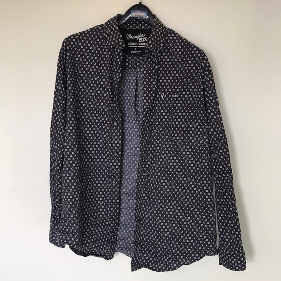 Wrangler Other - Wrangler 20X Men’s competition button down shirt L